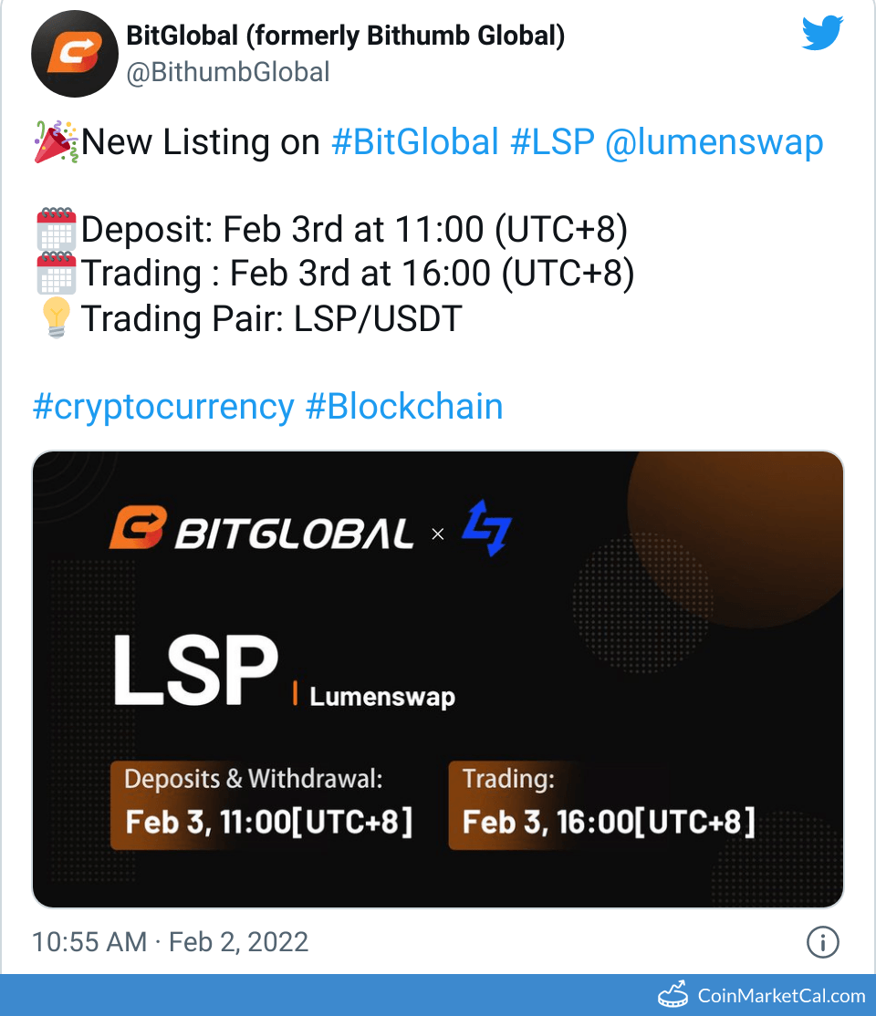 BitGlobal Listing