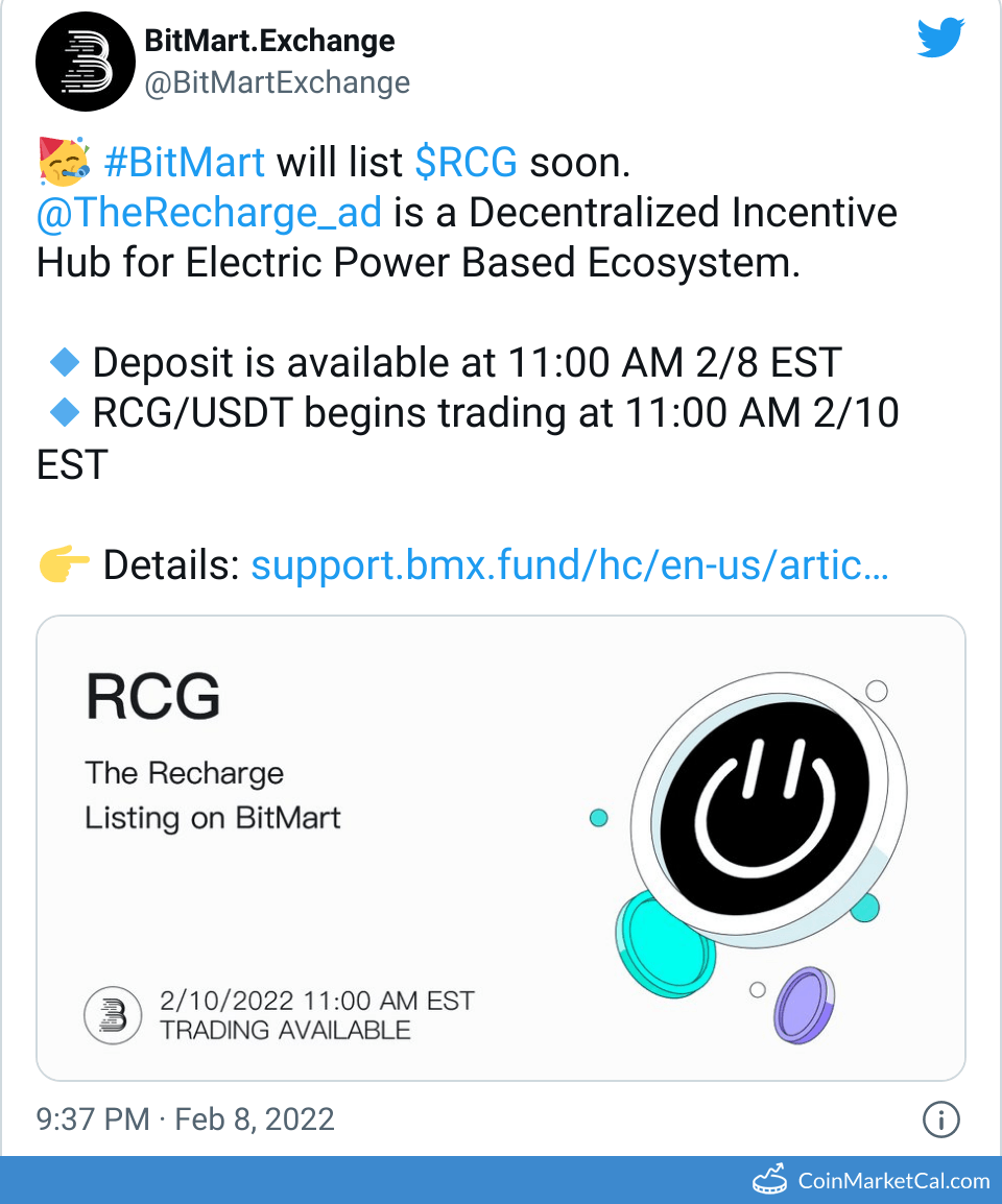BitMart Listing
