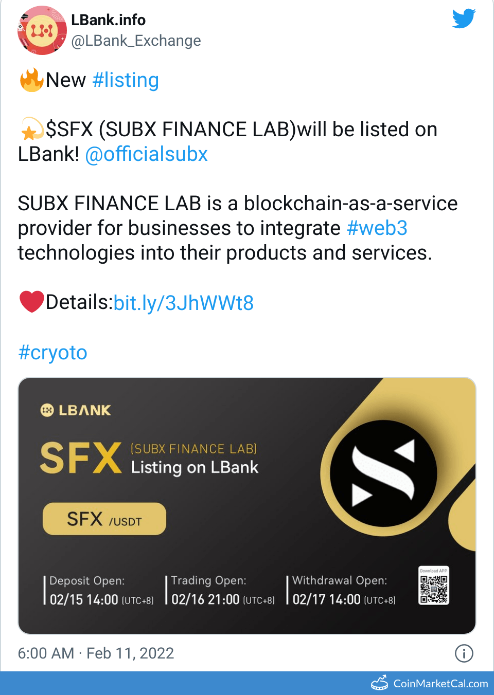 LBank Listing