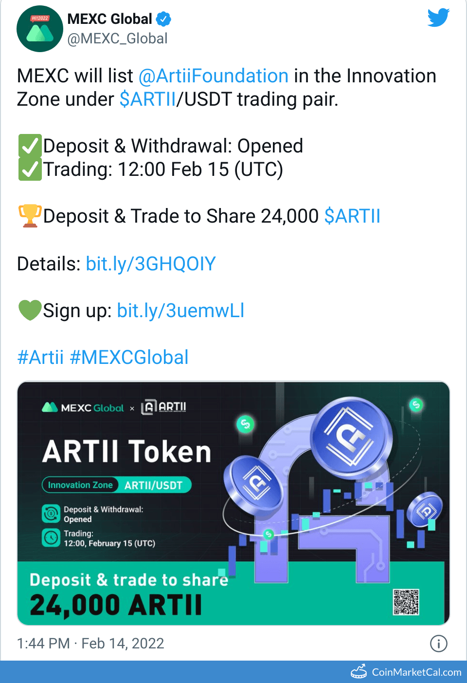 MEXC Global Listing