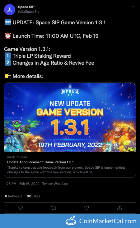 Game Version 1.3.1 Launch