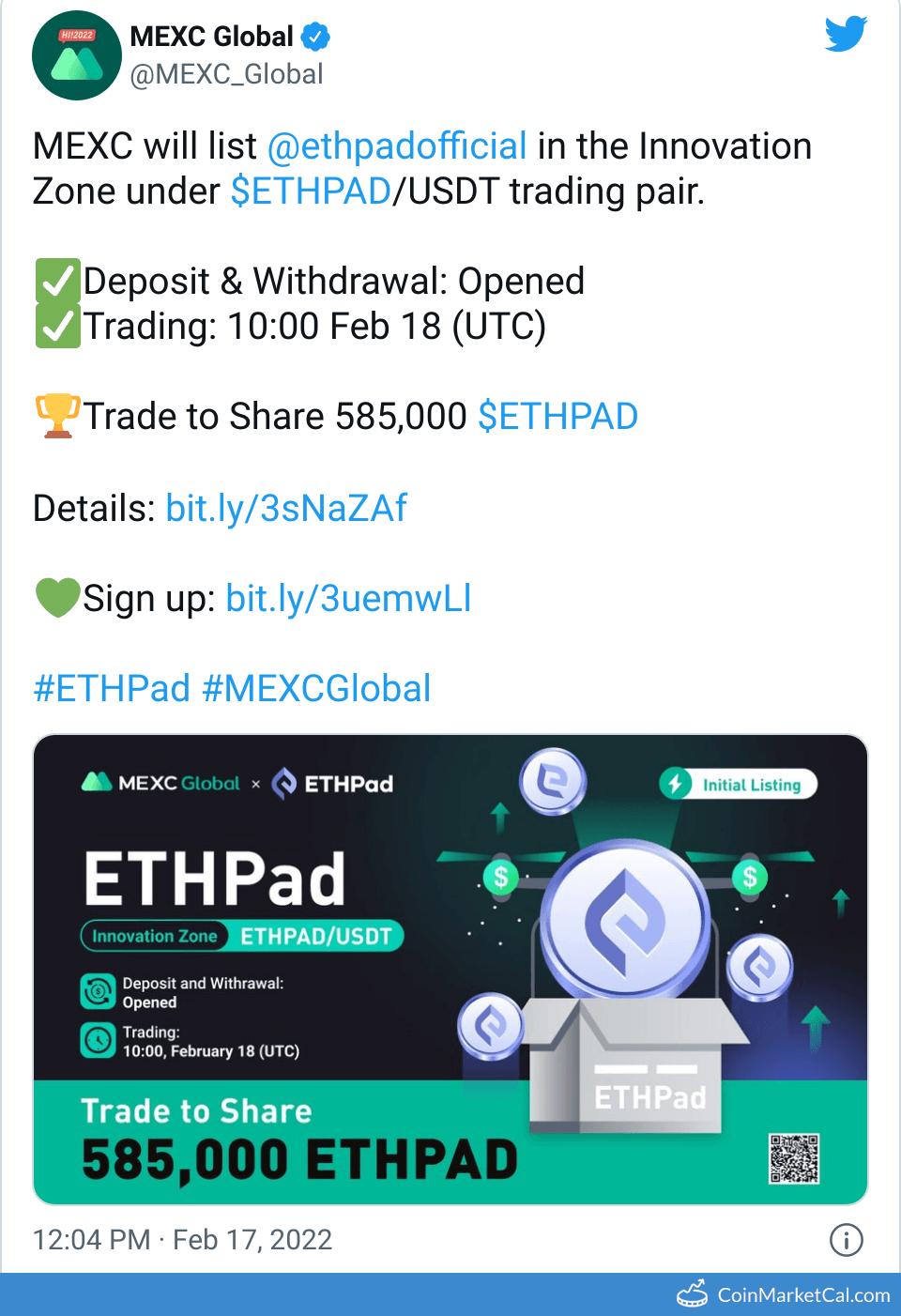 MEXC Global Listing