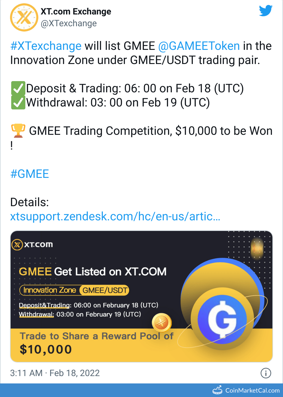 XT.COM Listing