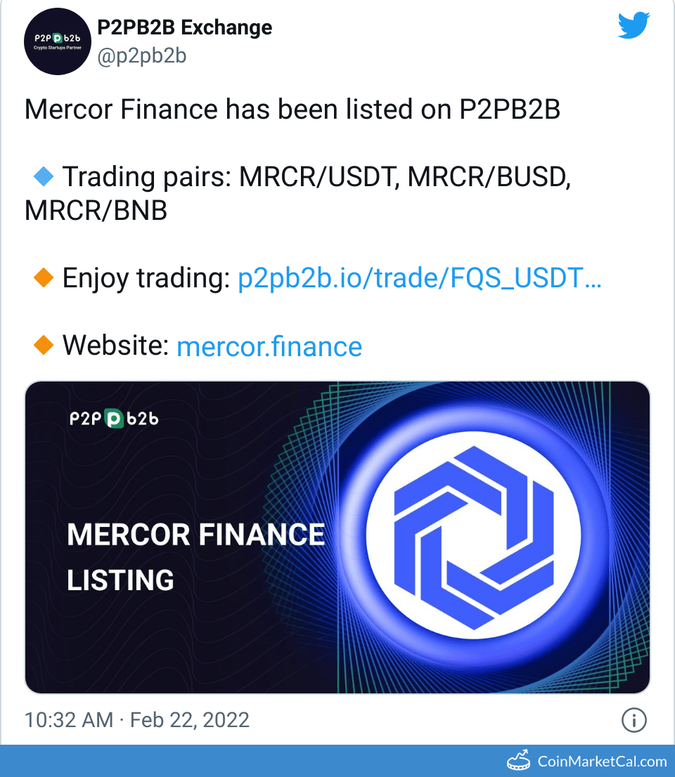 P2PB2B Listing