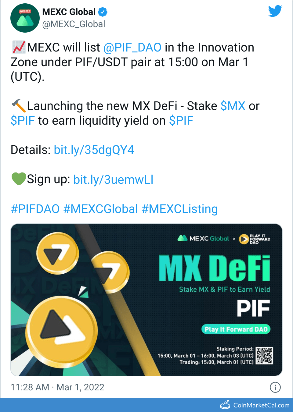 MEXC Global Listing