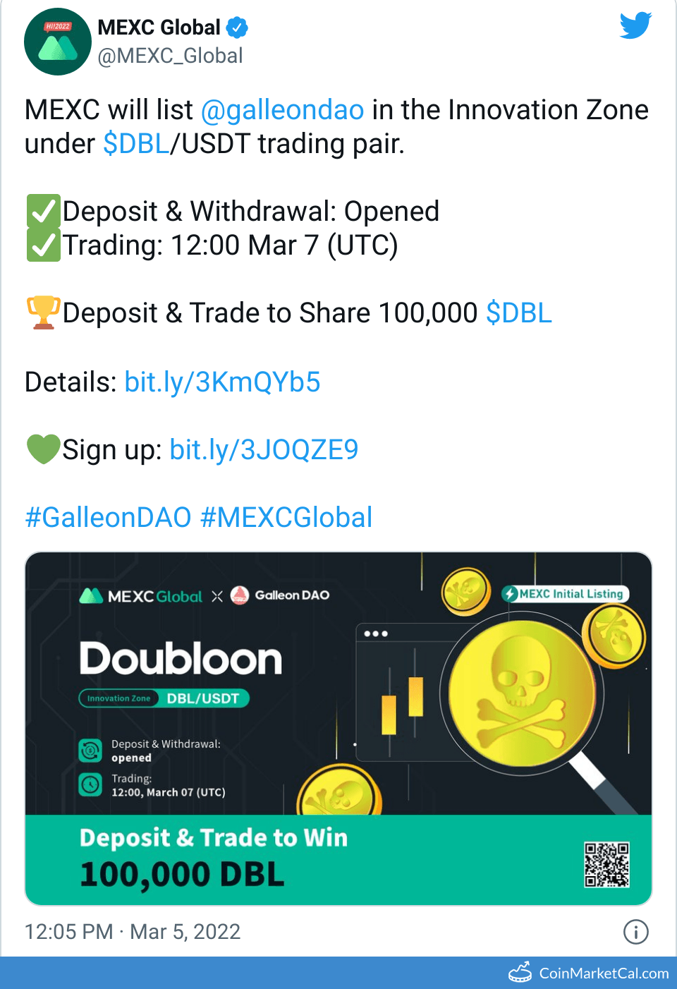 MEXC Global Listing