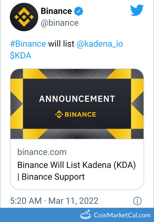 Binance Listing