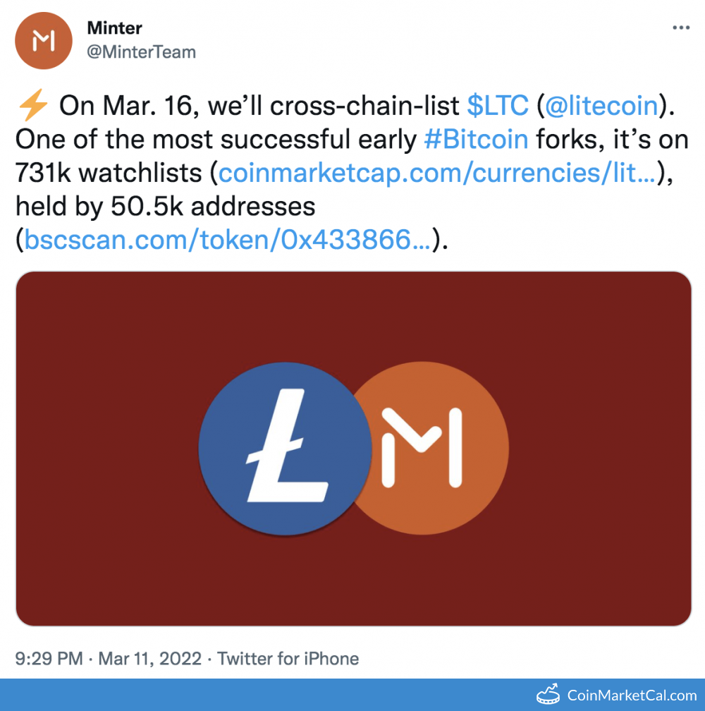 Minter Lists LTC