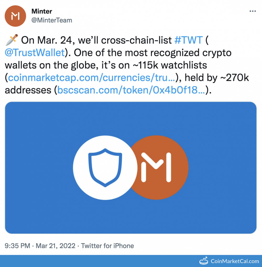 Minter Lists TWT