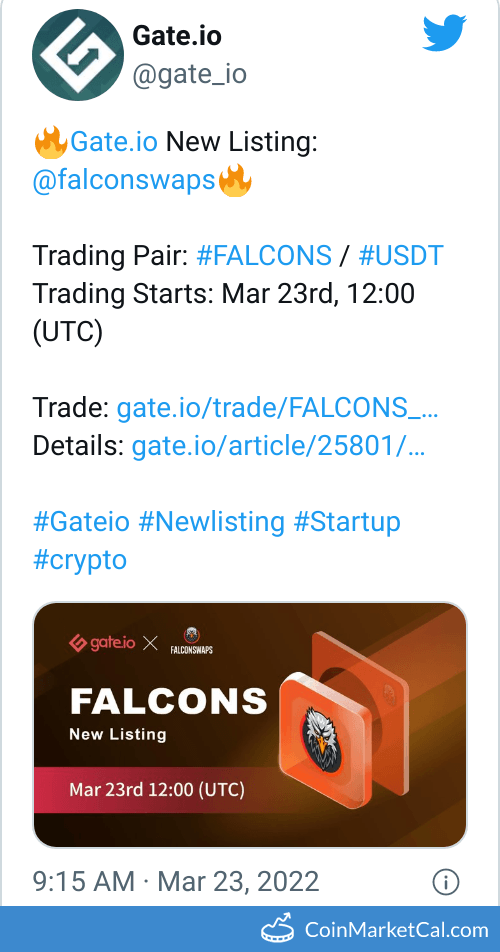 Gate.io Listing