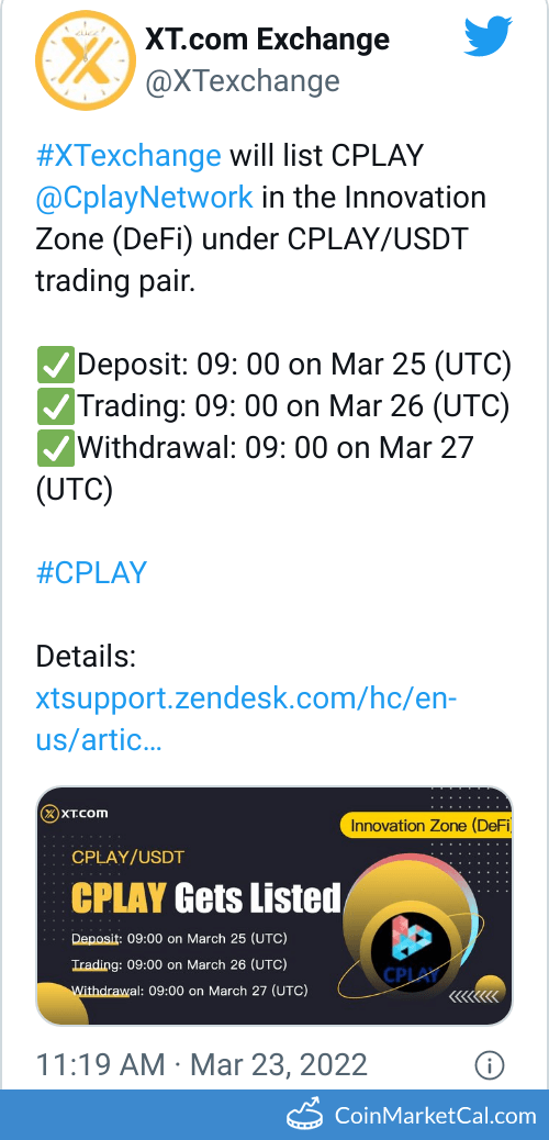 XT.COM Listing