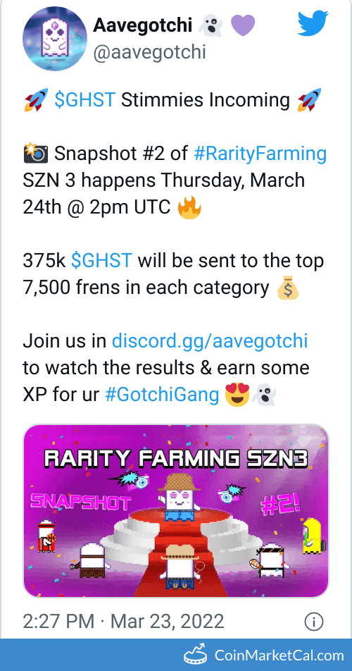Rarity Farming Snapshot