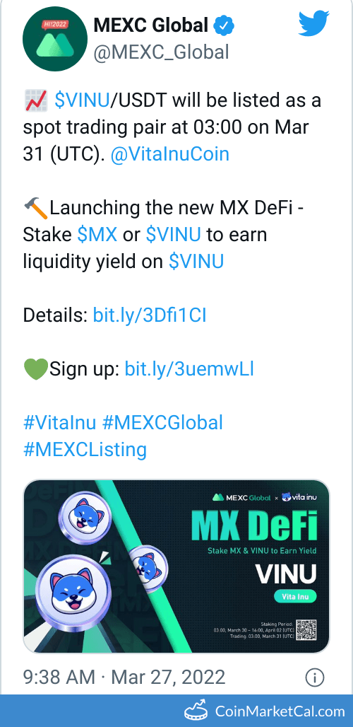 MEXC Global Listing