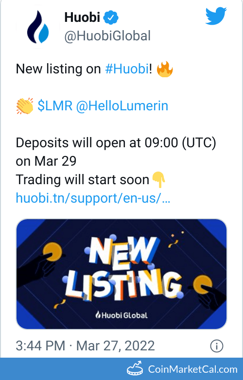 Huobi Global Listing