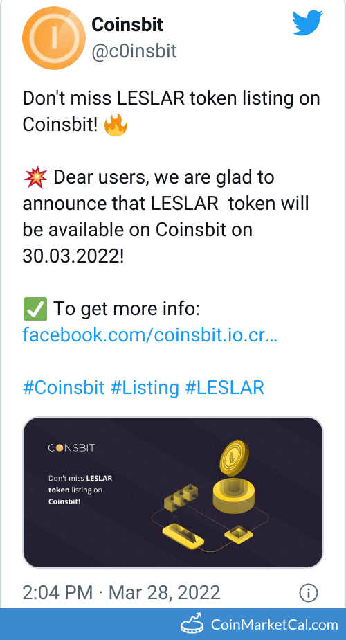 Coinsbit Listing