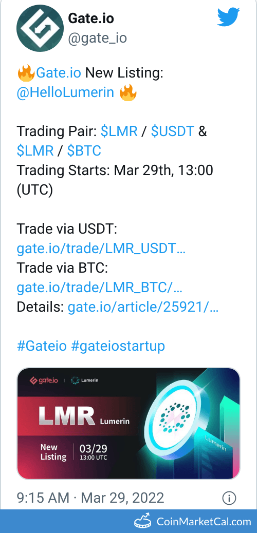 Gate.io Listing