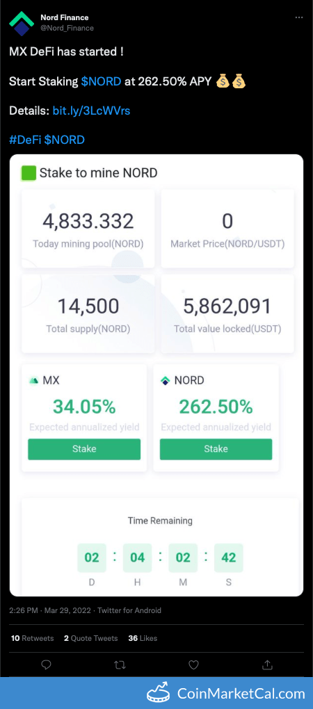 MX DeFi Staking Program