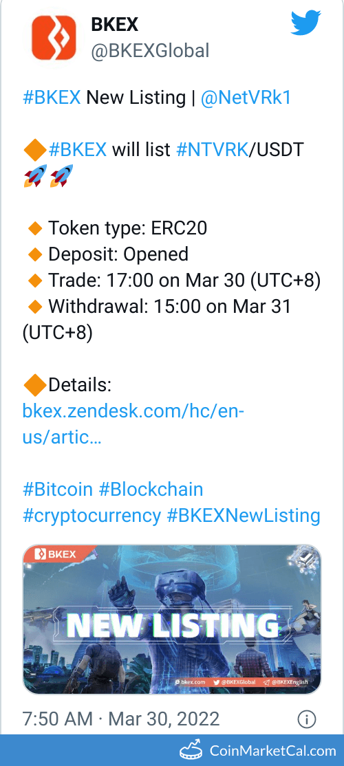 BKEX Listing