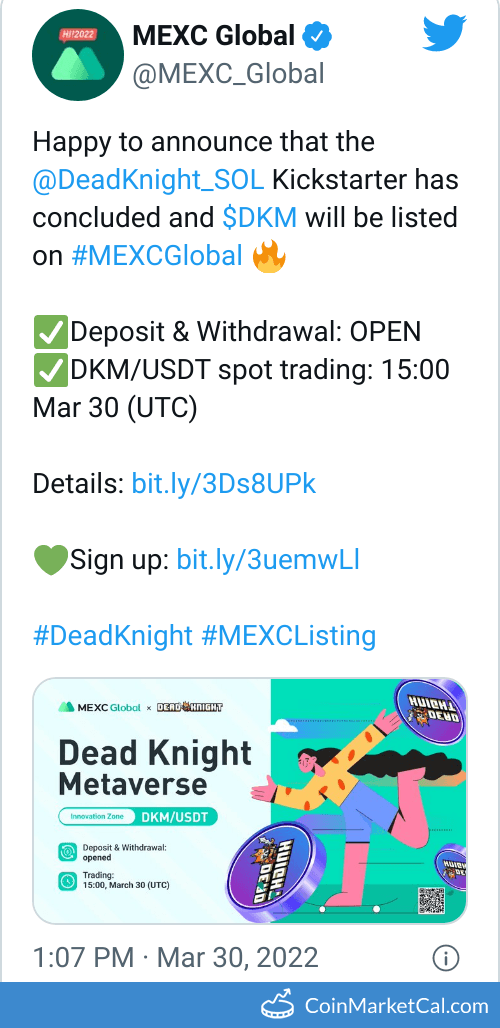 MEXC Global Listing