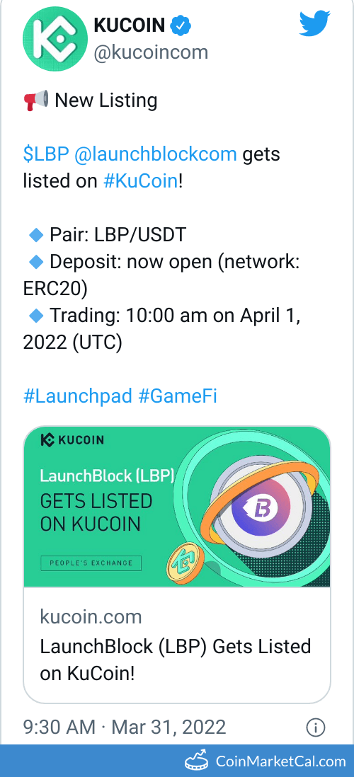 KuCoin Listing