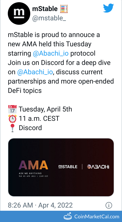 ABI & MUSD Discord AMA