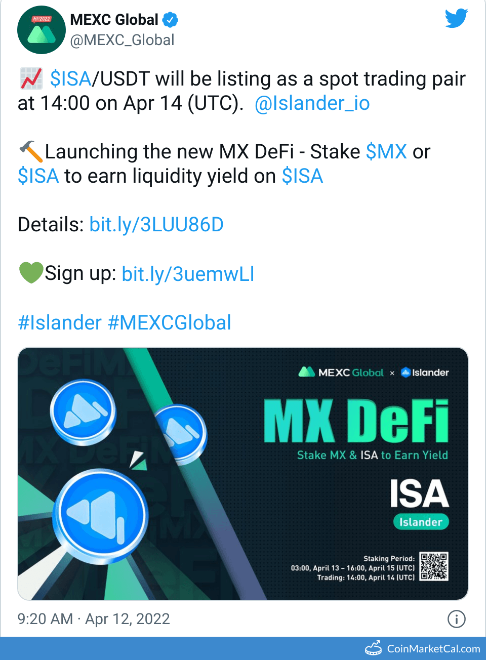 MEXC Global Listing