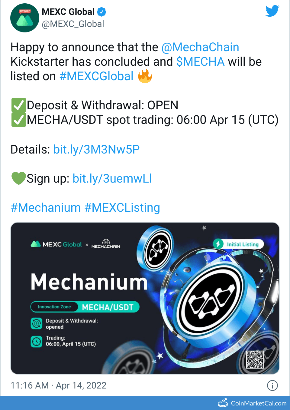 MEXC Global Listing