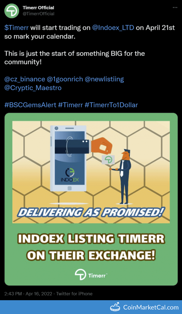 IndoEx Listing