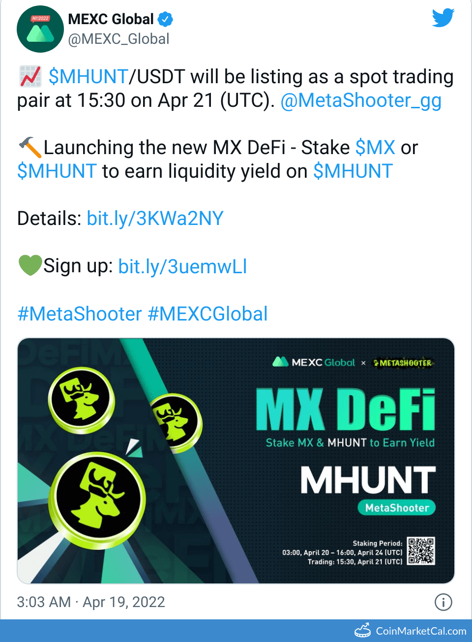 MEXC Global Listing