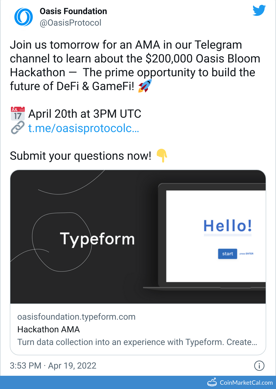 Telegram AMA