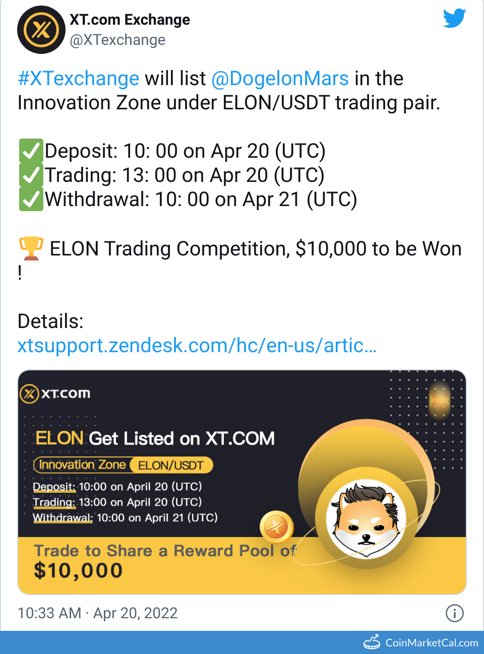 XT.COM Listing