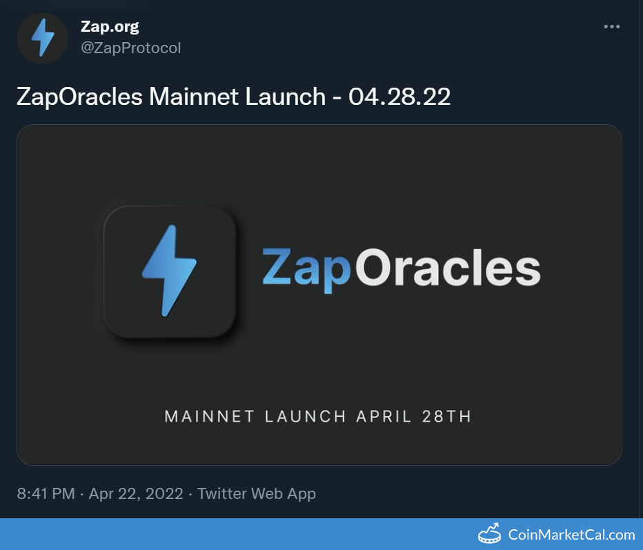 ZapOracles Mainnet Launch