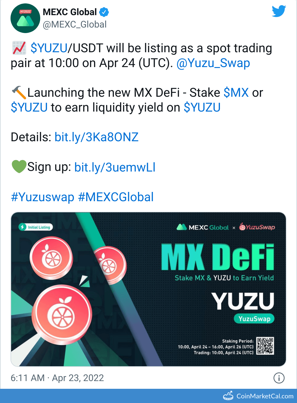 MEXC Global Listing
