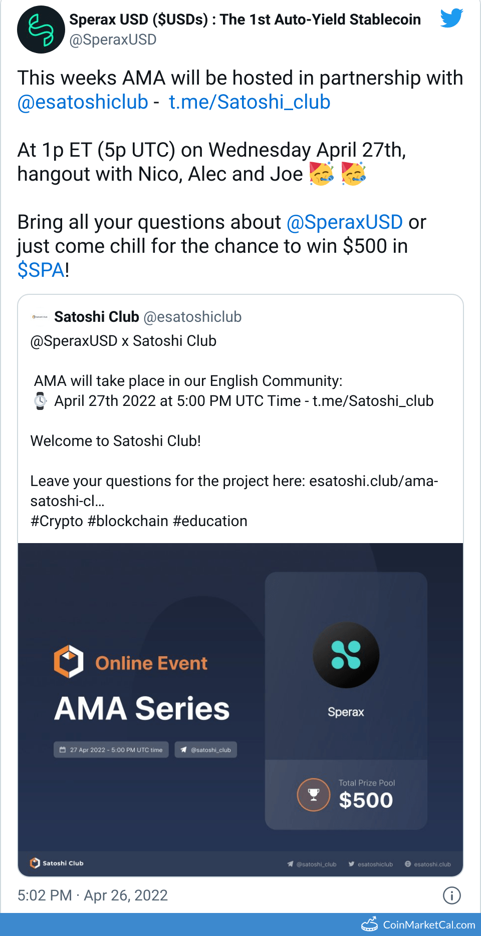 AMA with Satoshi Club