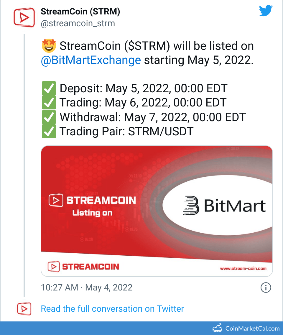 BitMart Listing
