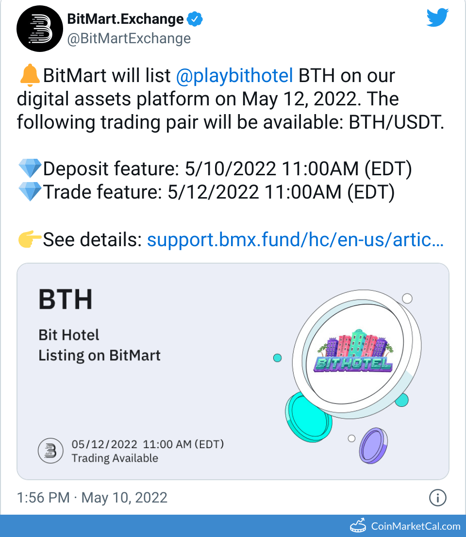 BitMart Listing