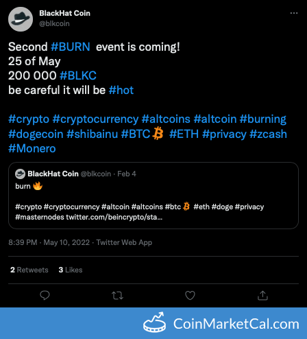 Second Burn Event