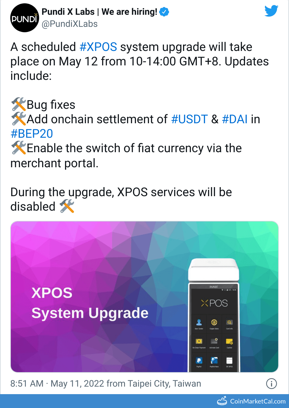 XPOS System Upgrade