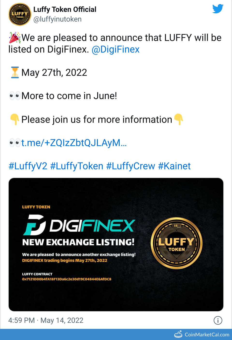 DigiFinex Listing