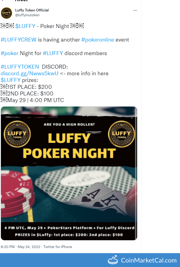 Luffy Poker Night