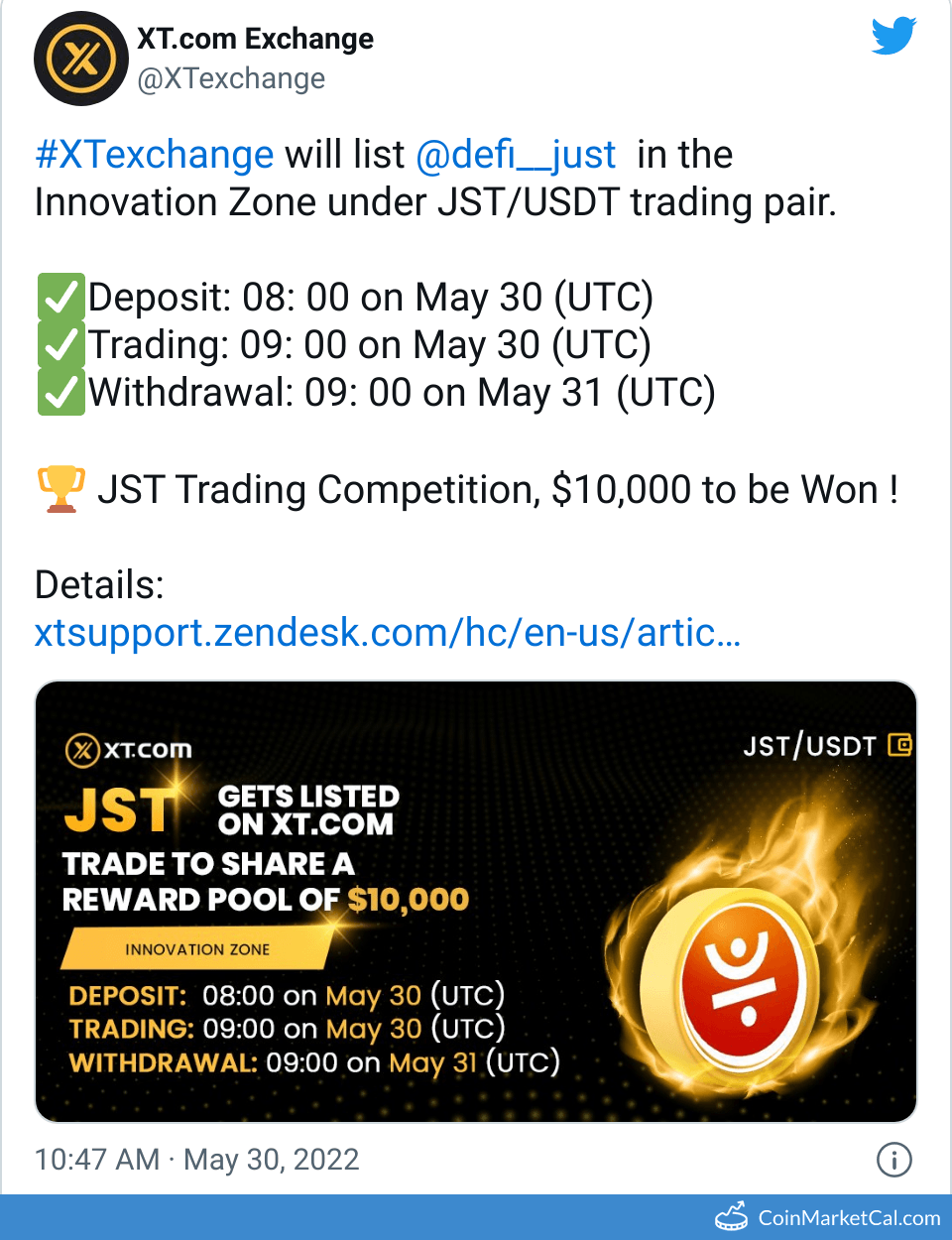 XT.COM Listing
