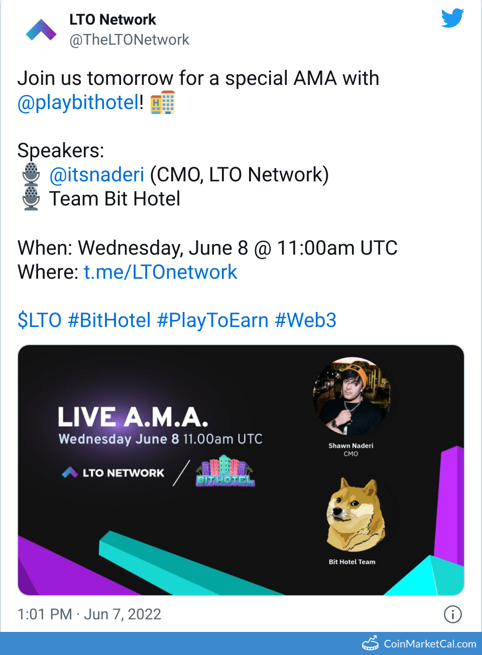 LTO & BTH Telegram AMA