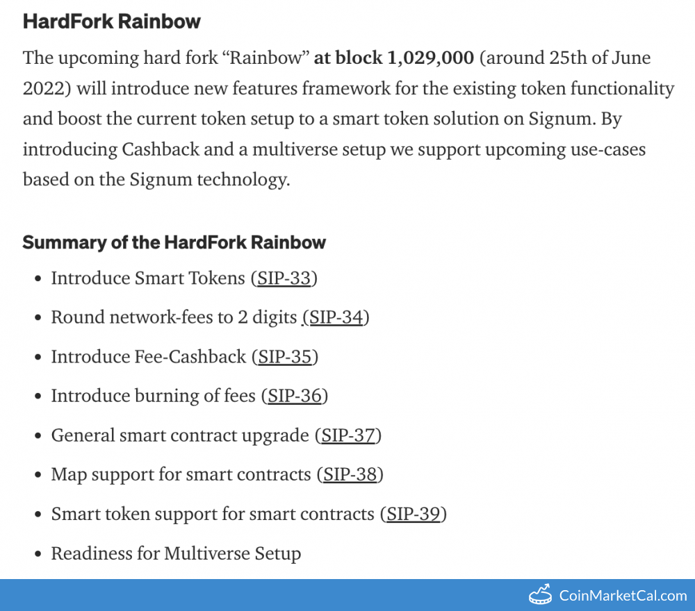 Rainbow Hardfork