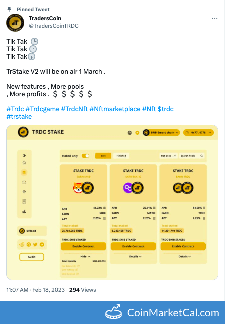 TrStake V2 Launch