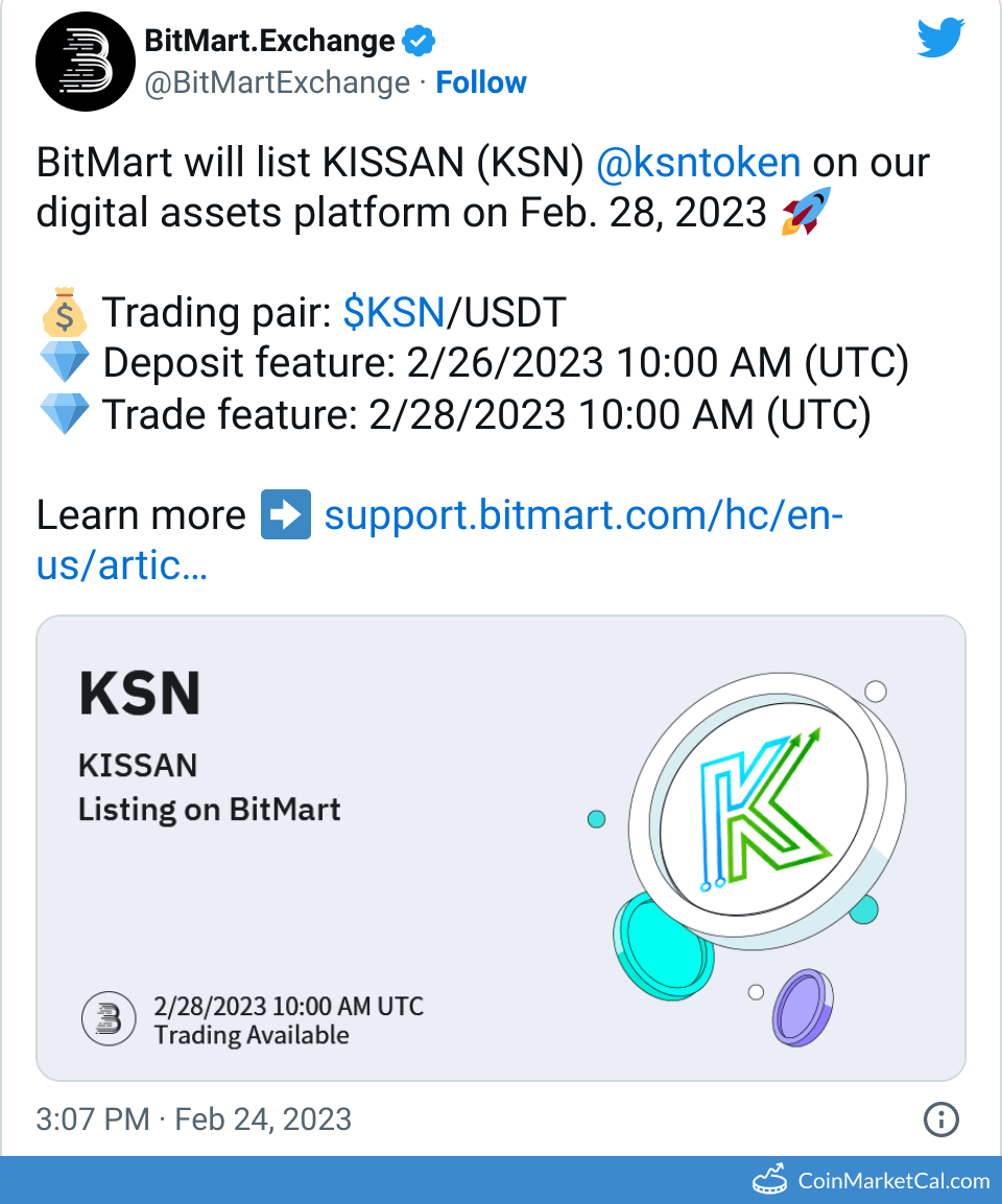 BitMart Listing