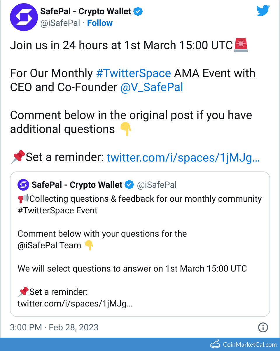 Twitter Spaces AMA