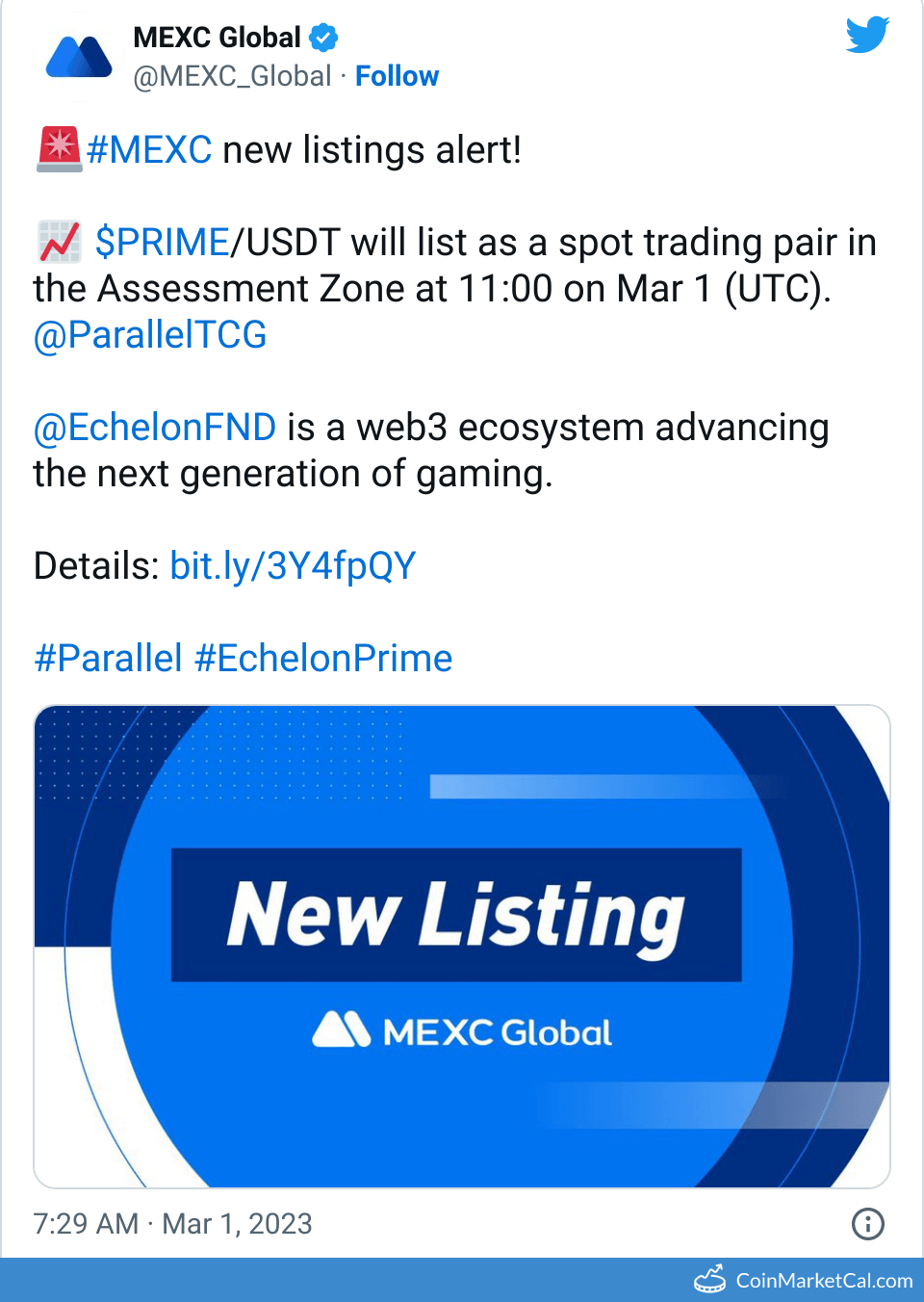 MEXC Global Listing