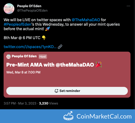 AMA w/ People of Eden