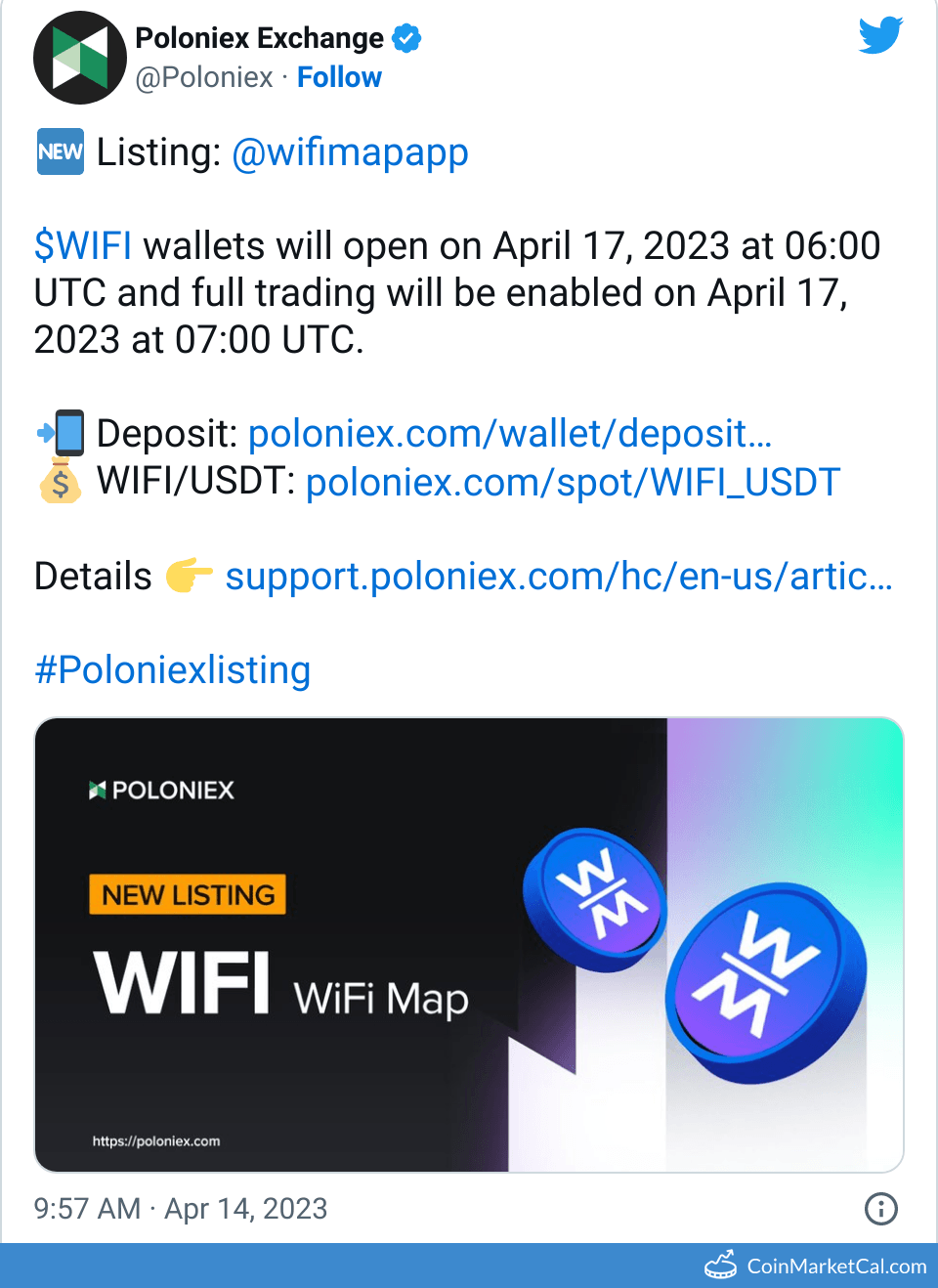 Poloniex Listing