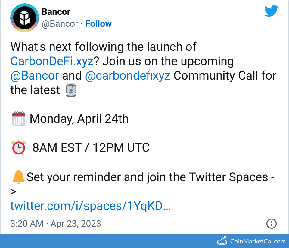 Community Call